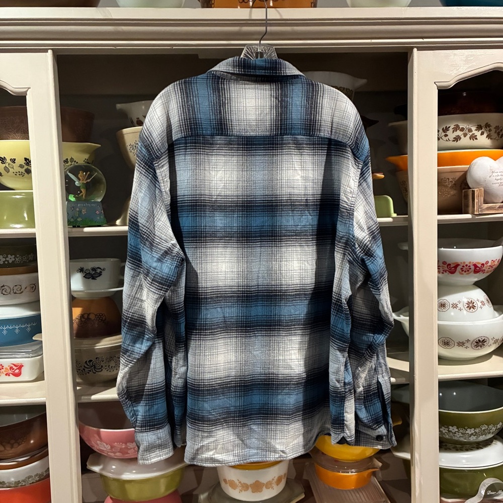 Pendleton Burnside Doublebrushed Blue And White P… - image 6